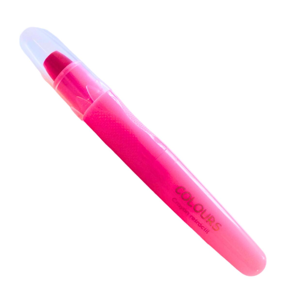 Crayon neon retractil gel c/aroma x 6