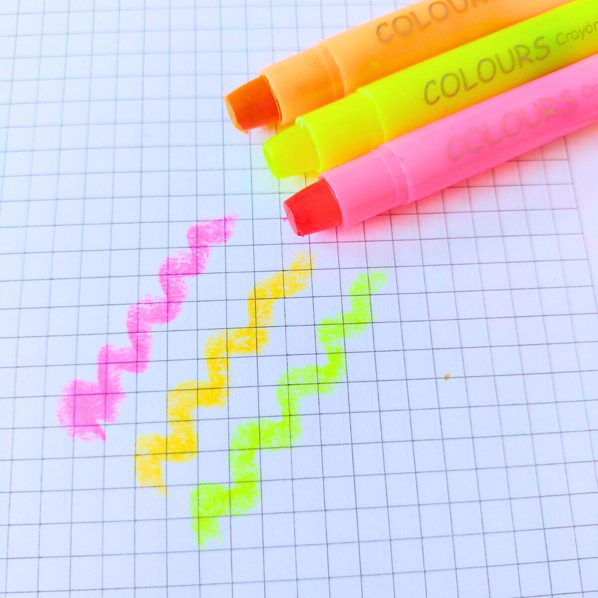 Crayon resaltador c/ aroma en gel x 3