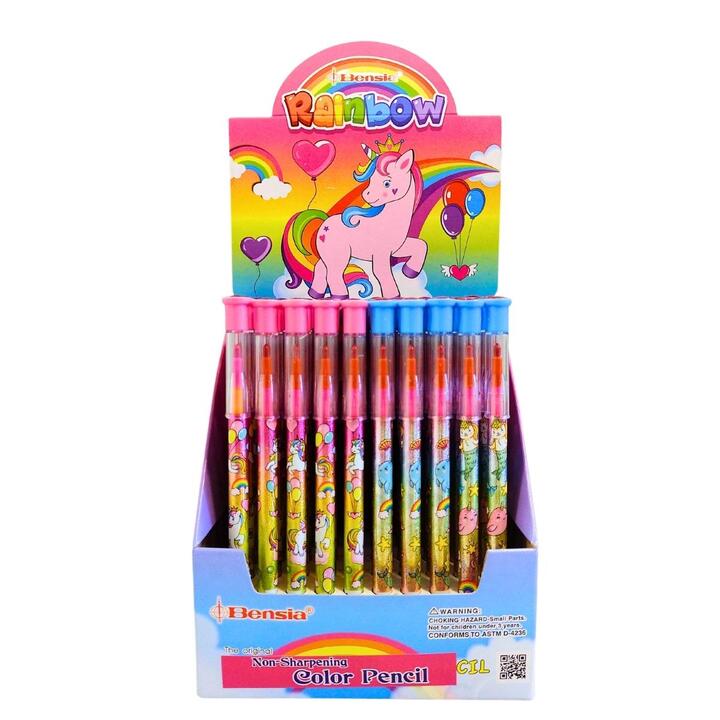 Crayon puntas intercambiables Unicornio c/glitter -CARI01