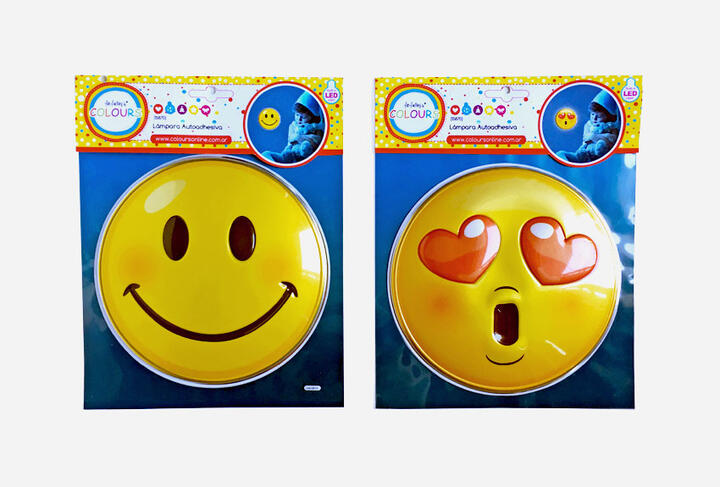 Sticker lampara autoadhesiva smile