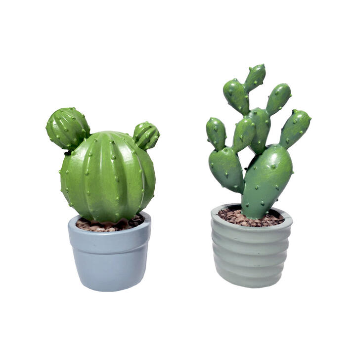 Cactus grande de resina