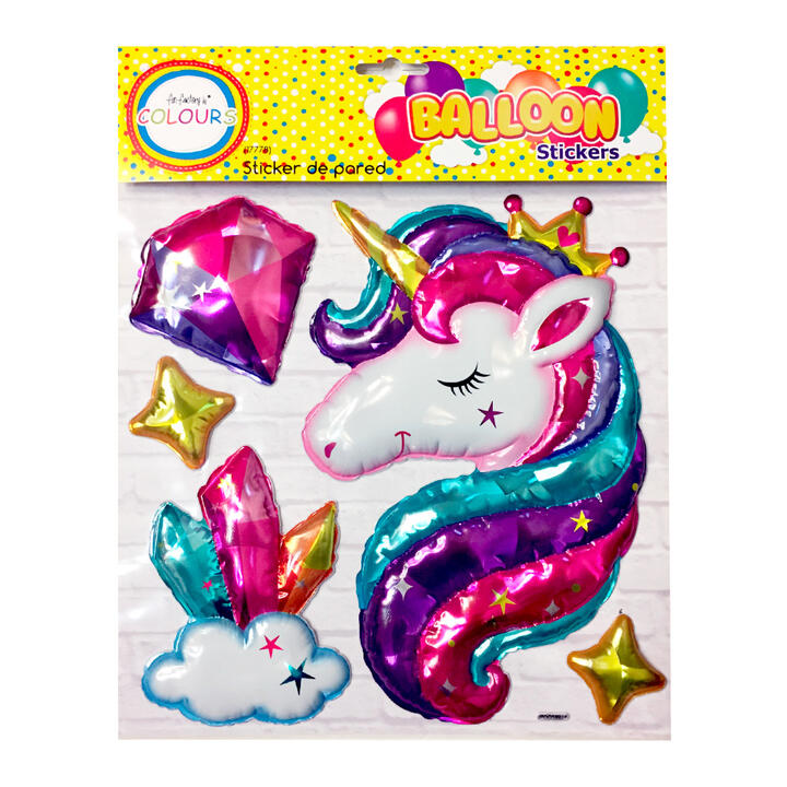 Sticker pop up unicornio