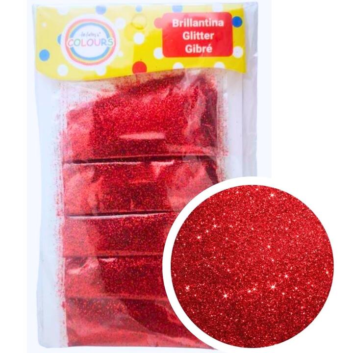 Glitter Gibre Rojo 5 sobres de 5g