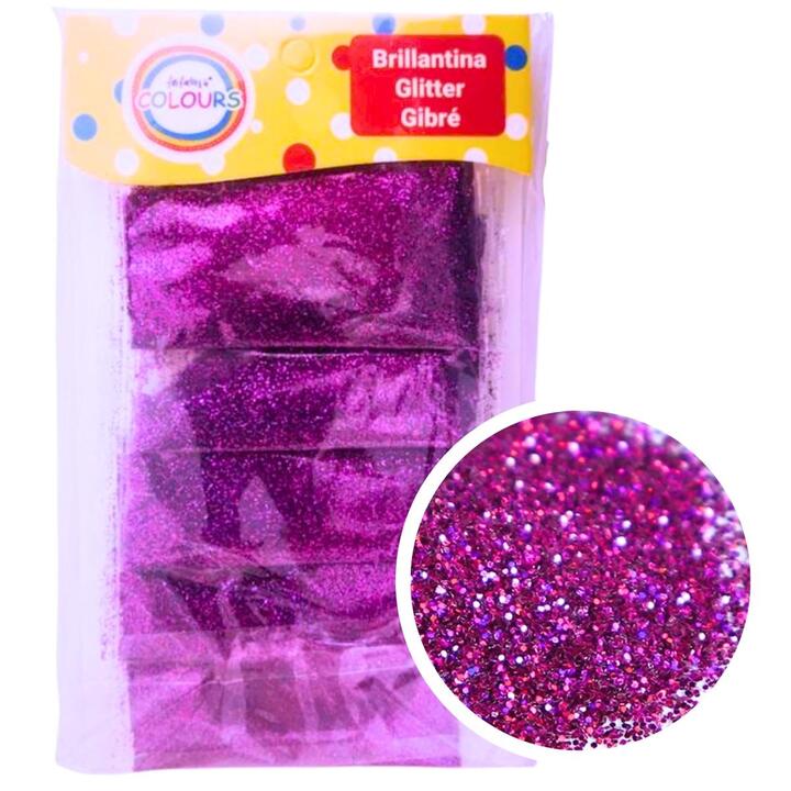 Glitter Gibre Purpura 5 sobres de 5g