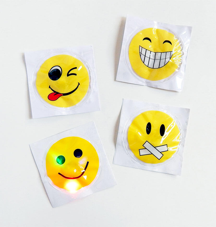 Sticker smile c/luz