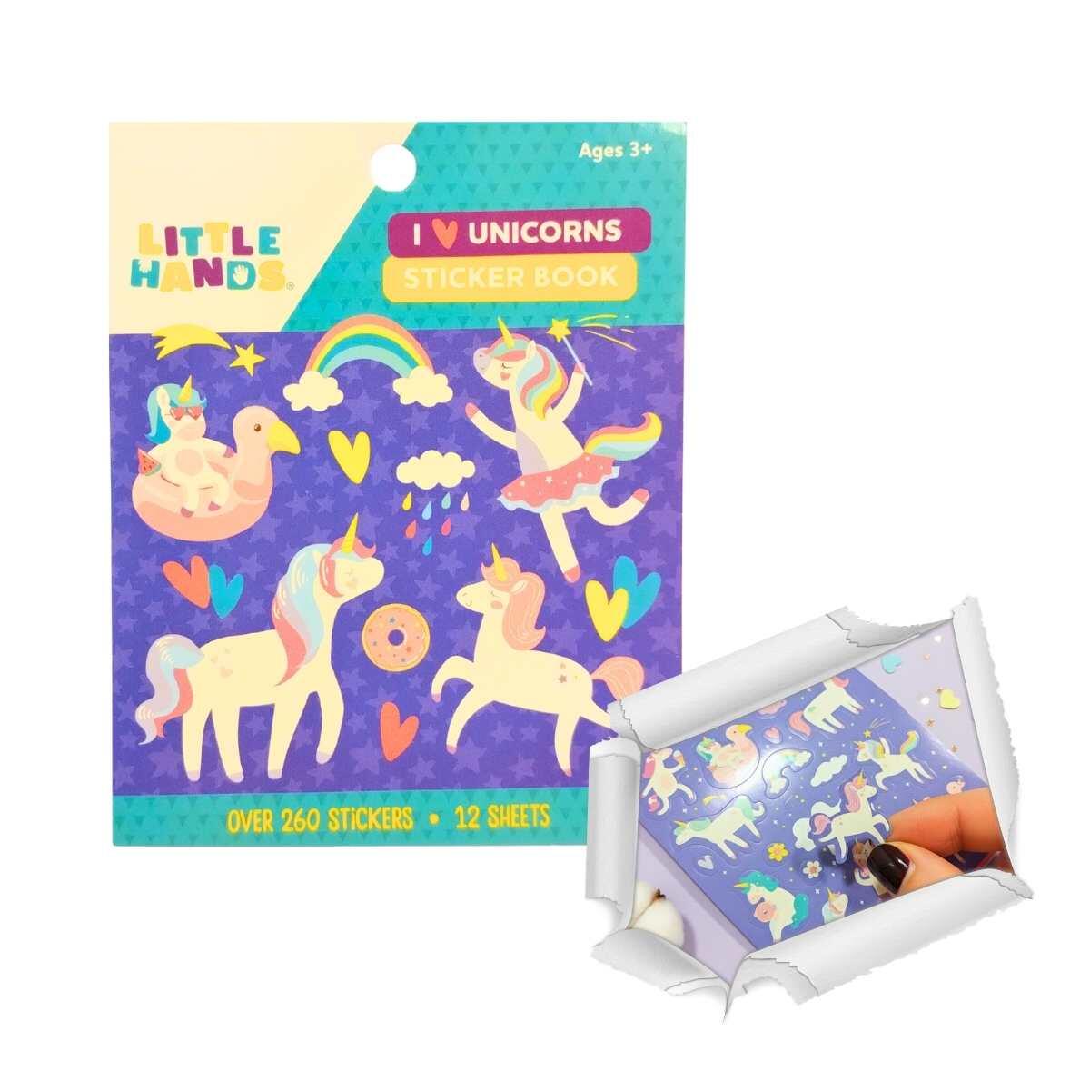Libreta de stickers mini Unicornio