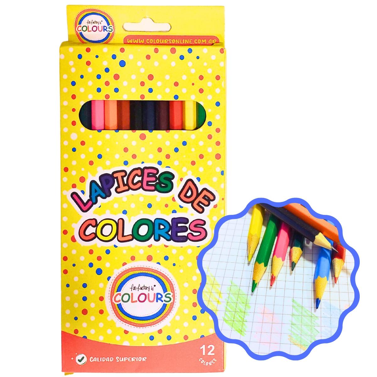 Lapices de colores x 12