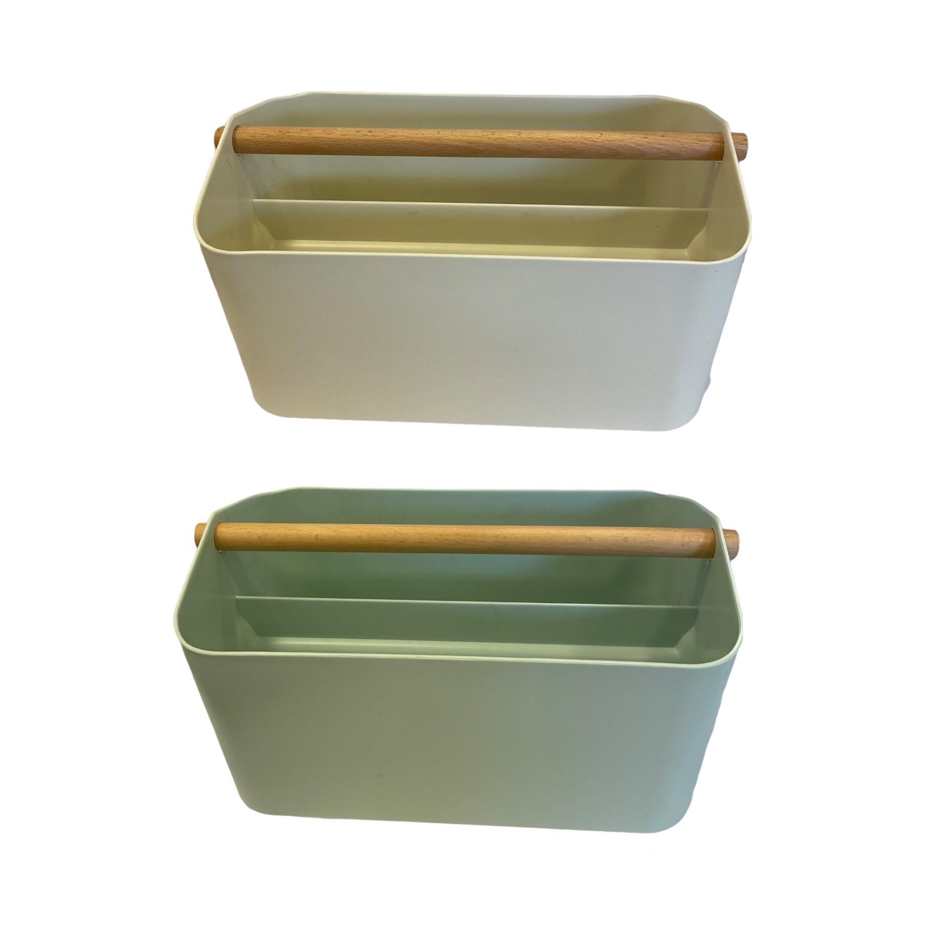 Cesta rectangular c/manija 28x17x15