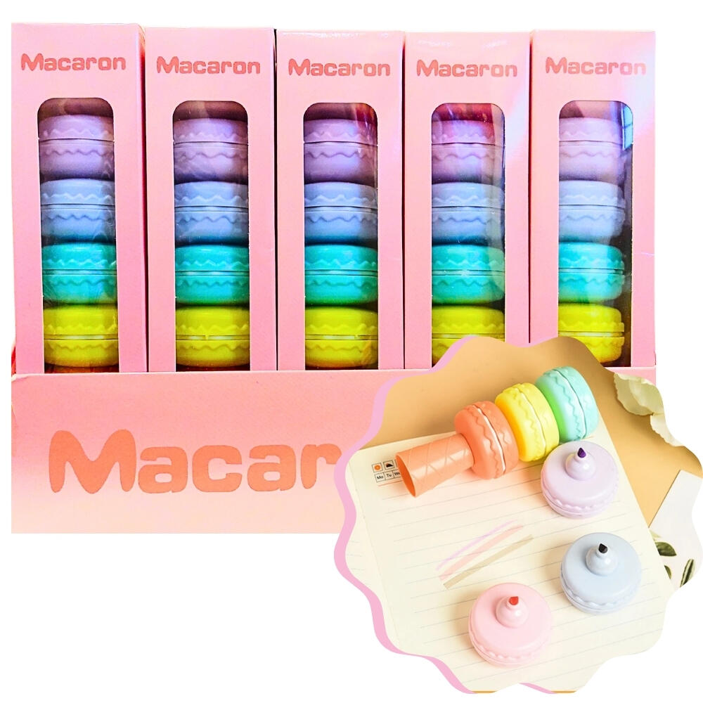 Resaltador puntas intercambiables Macaron