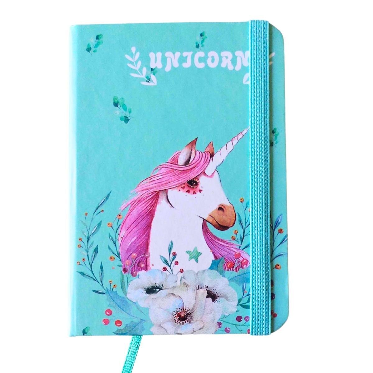 Libreta A7 Unicornio 80 paginas Rayadas