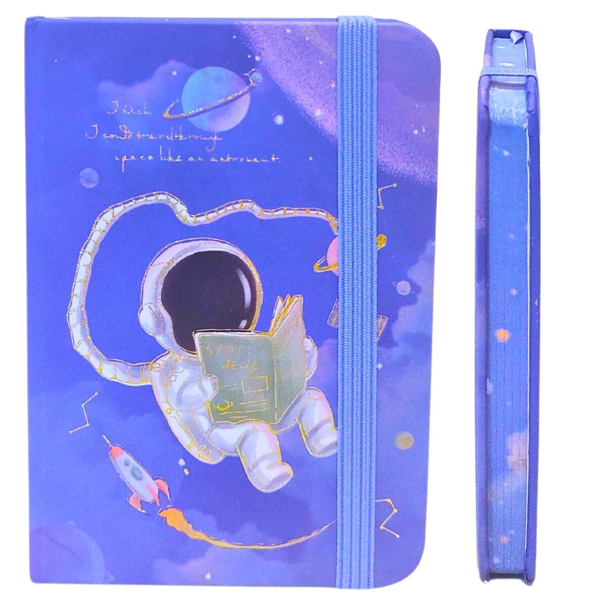 Libreta A7 Espacial 80 paginas Lisas