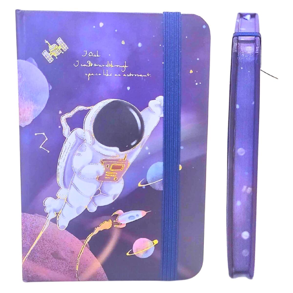 Libreta A7 Espacial 80 paginas Lisas