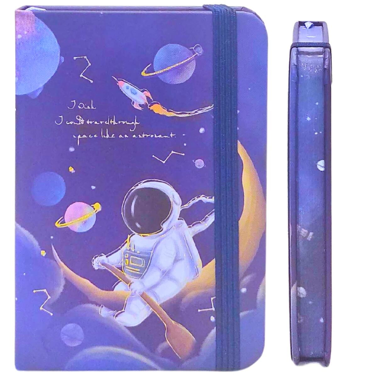 Libreta A7 Espacial 80 paginas Lisas