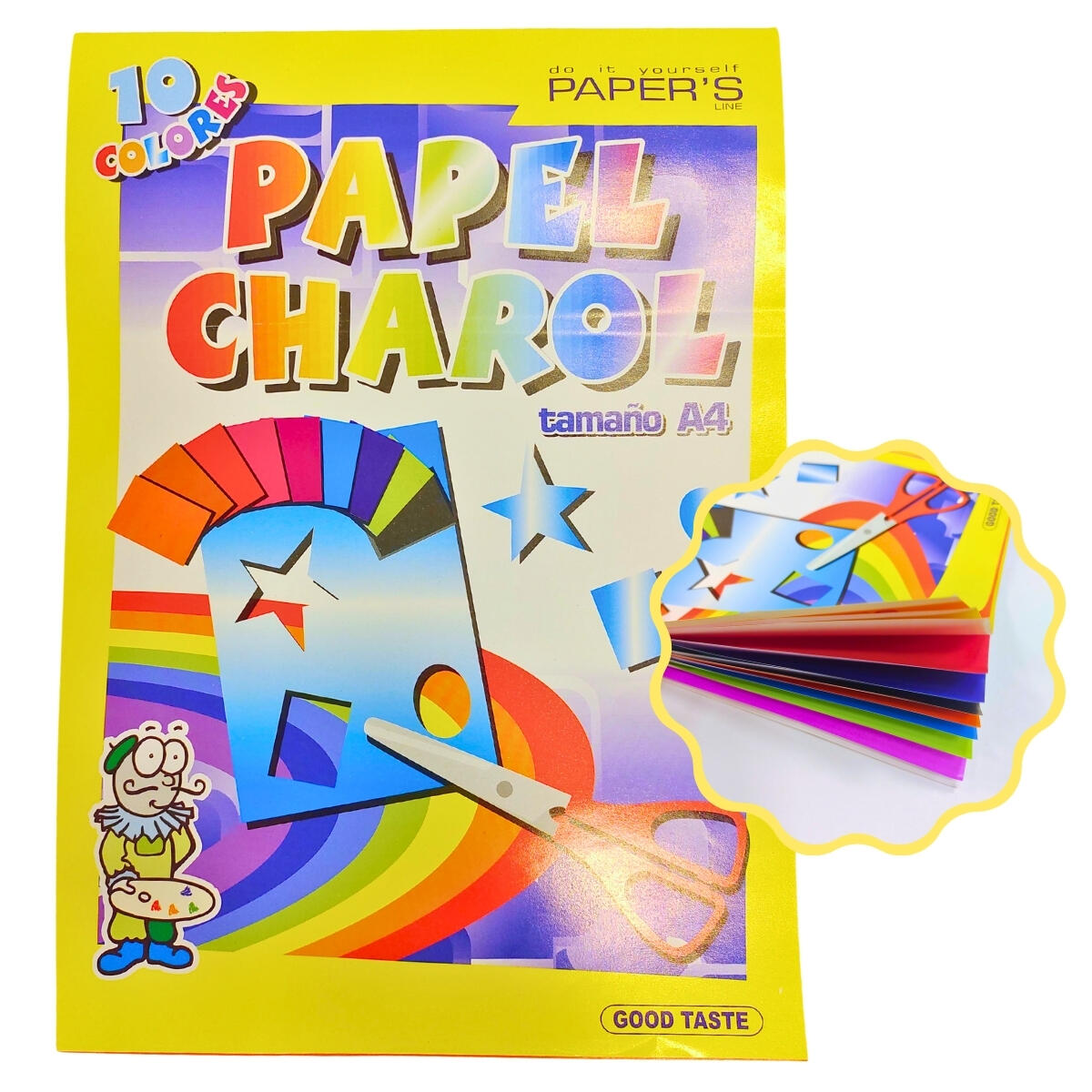 Papel Glace A4 10 hojas