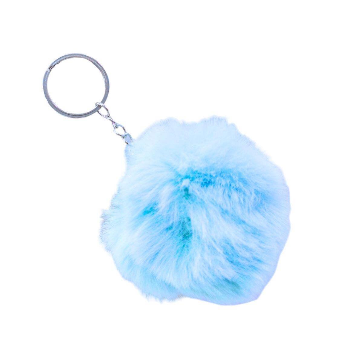 Llavero Pompon pastel