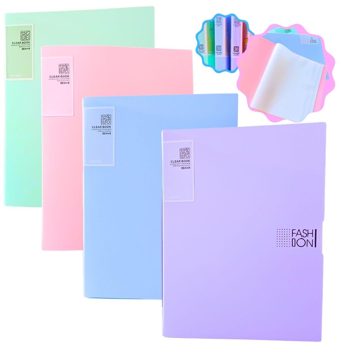 Carpeta A4 color pastel - 30 folios