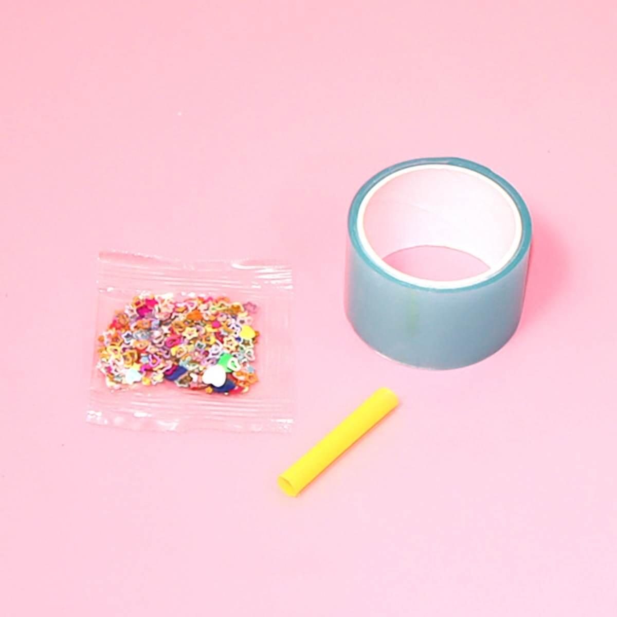 Cinta pastel c/glitter para decorar y jugar