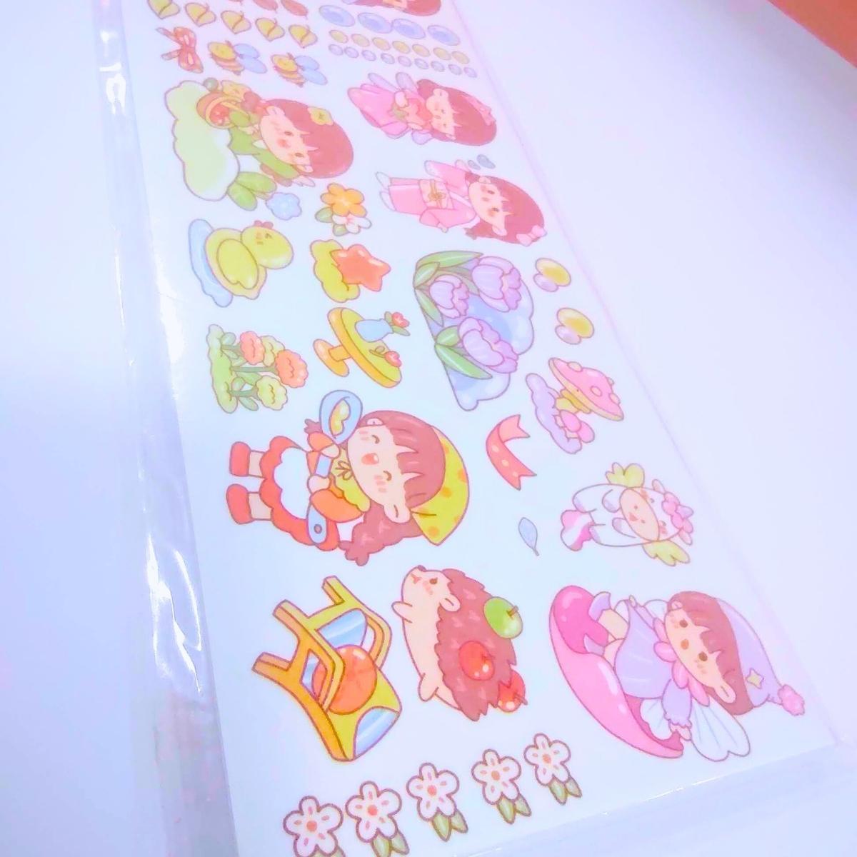 Sticker Nenas para recortar x 20 hojas
