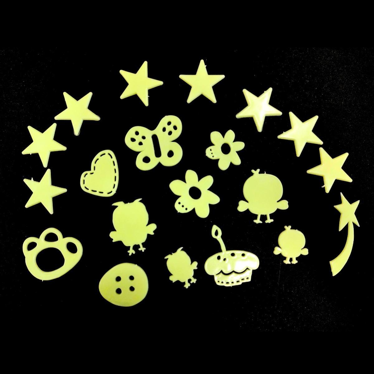 Sticker glow in the dark Marinos x 12 unidades en exh