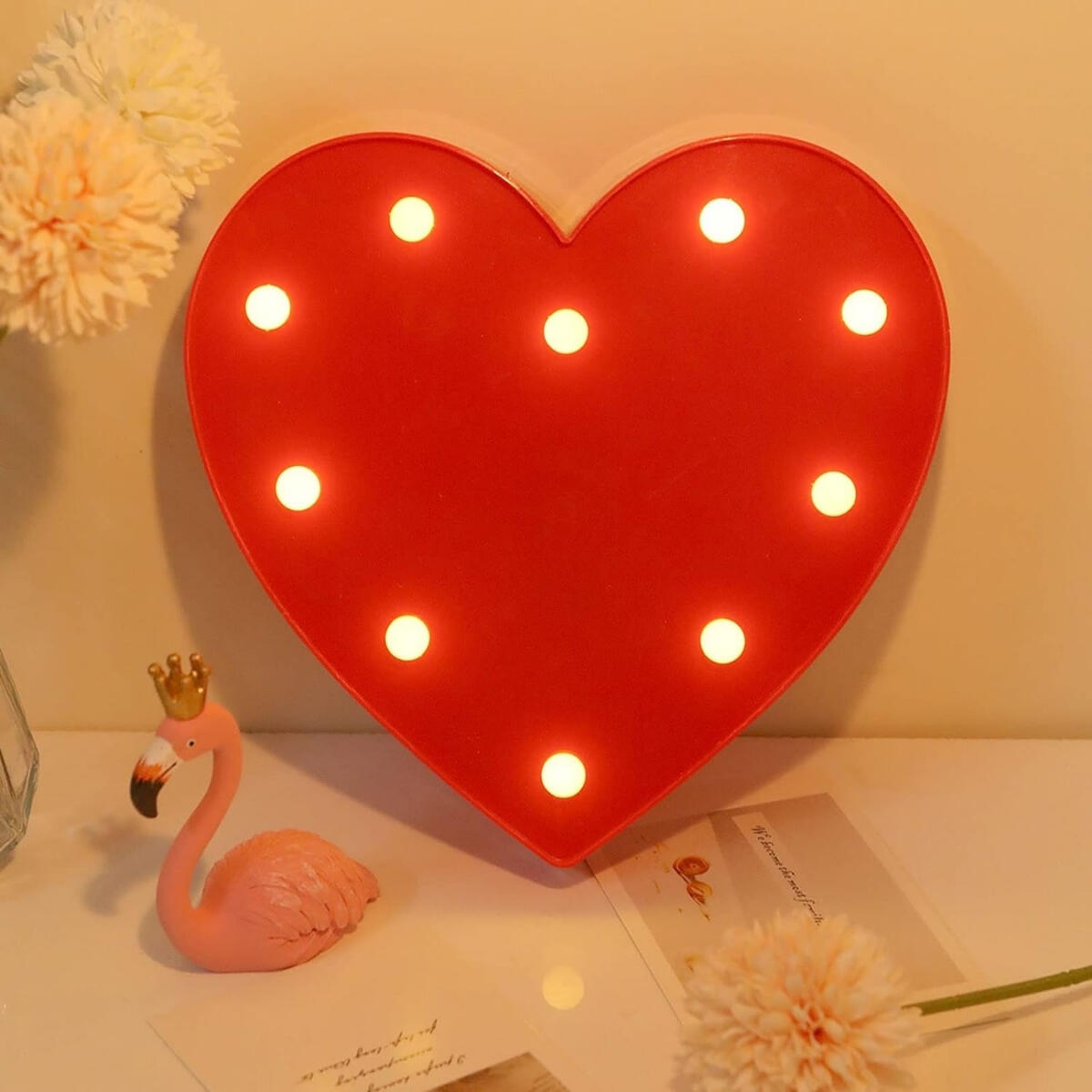 Lampara Led Corazon
