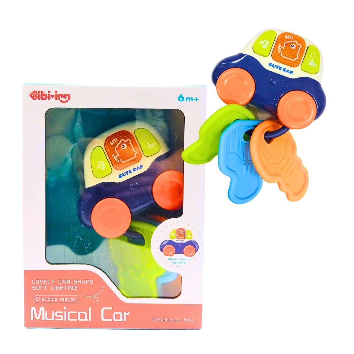 Juguete sensorial musical Auto c/llaves mordillo
