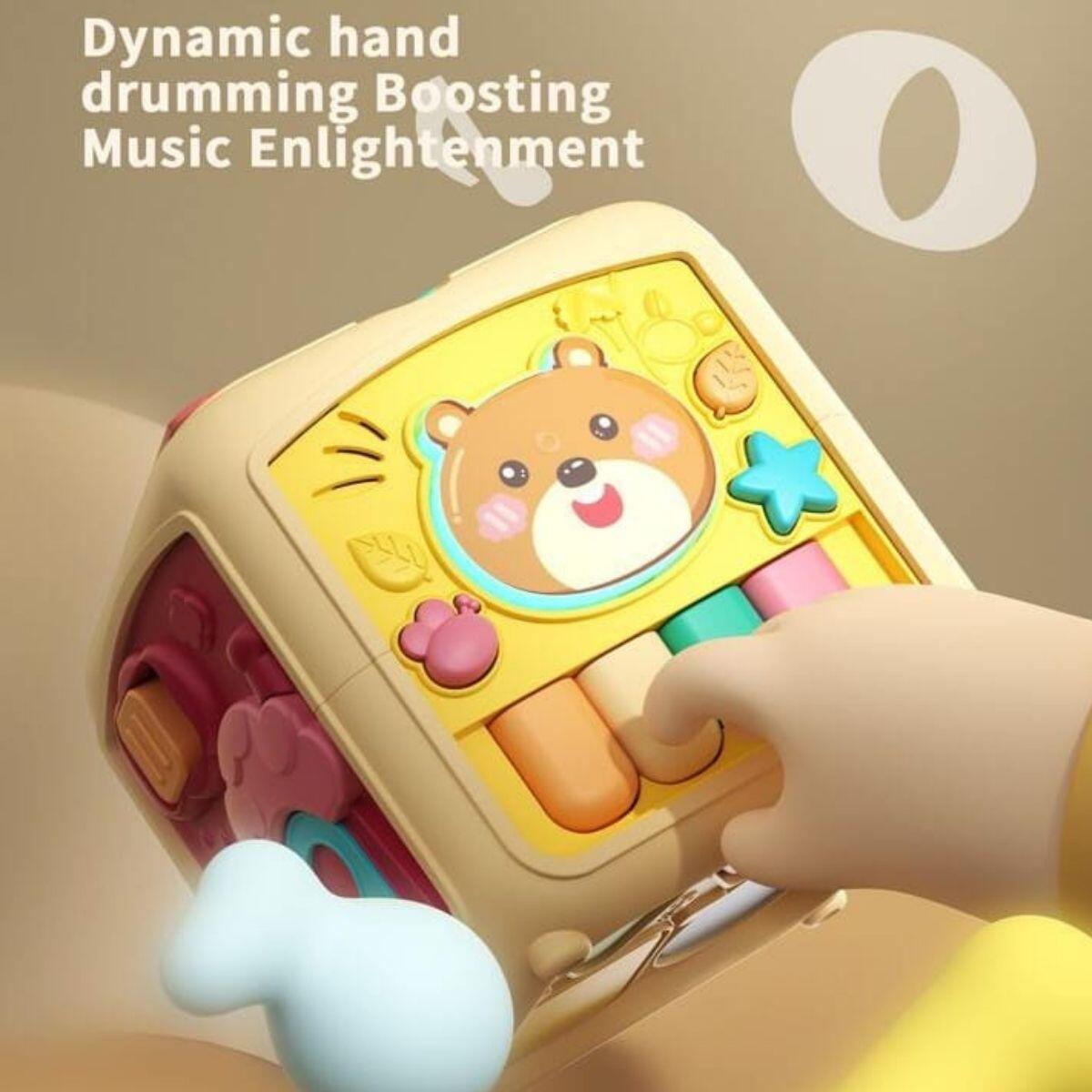 Cubo sensorial y musical multifuncion