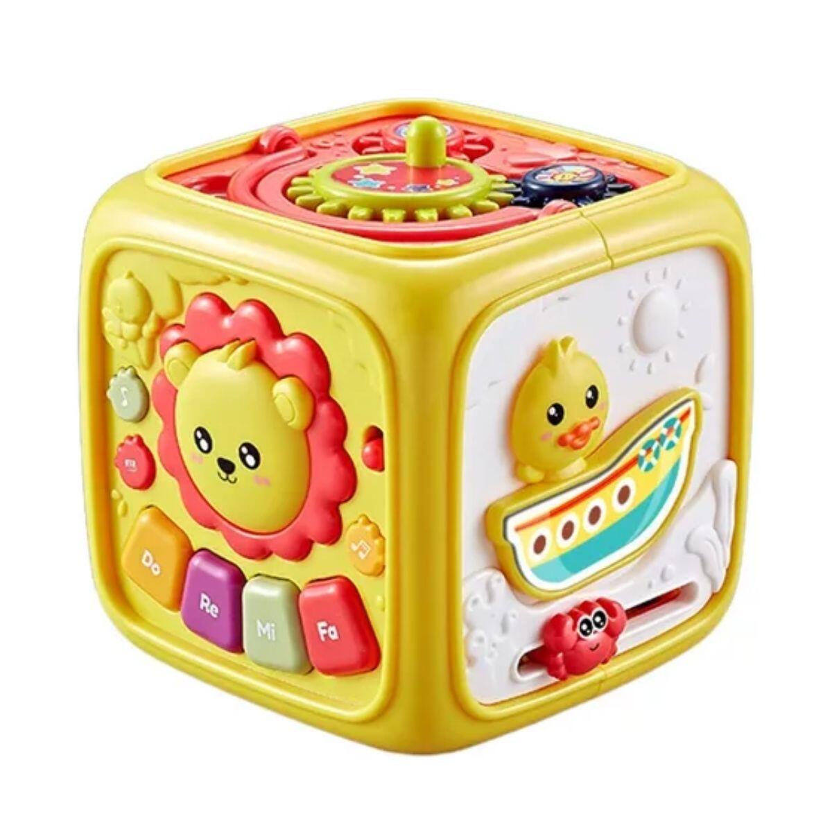 Cubo sensorial y musical multifuncion