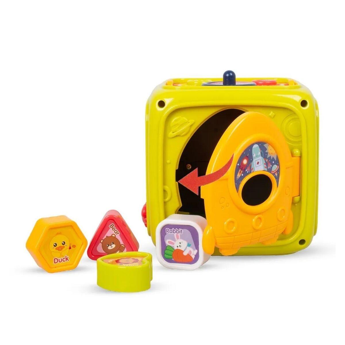 Cubo sensorial y musical multifuncion