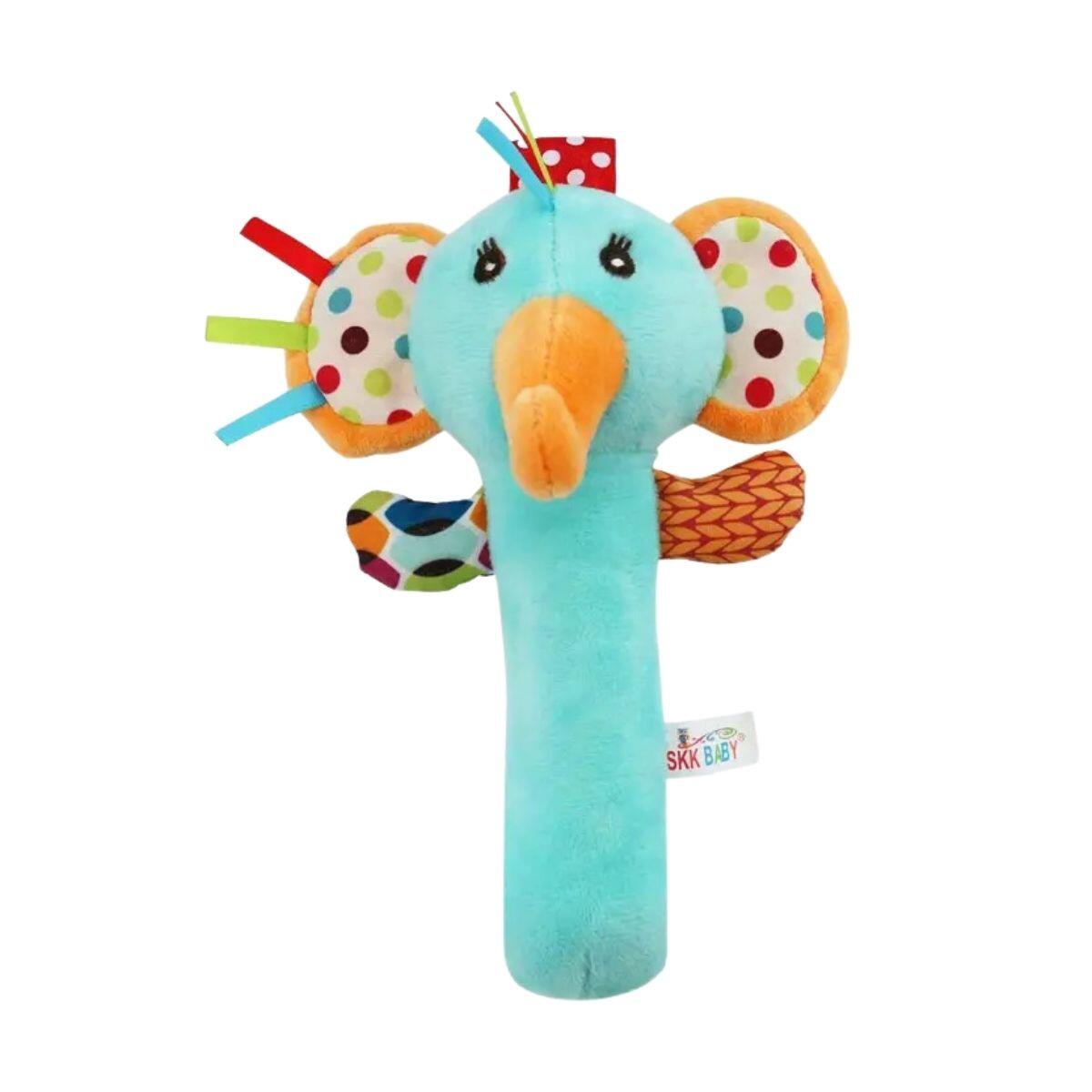 Sonajero plush con chifle  Animalito