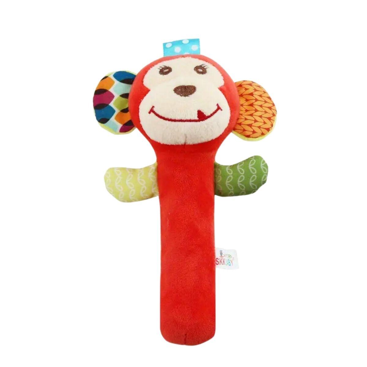Sonajero plush con chifle  Animalito