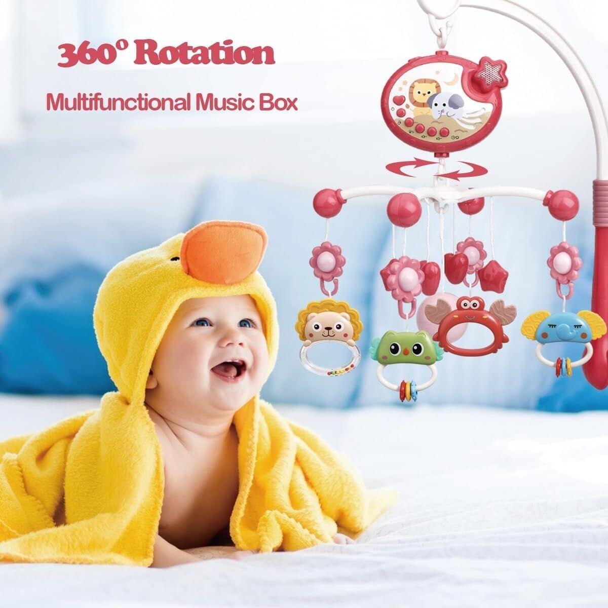 Movil para cuna c/musica,luces y proyector Animales