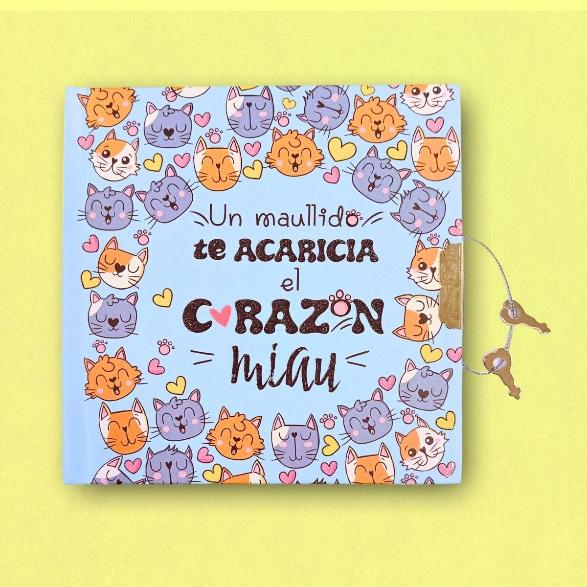 Diario Miau 15x15cm.