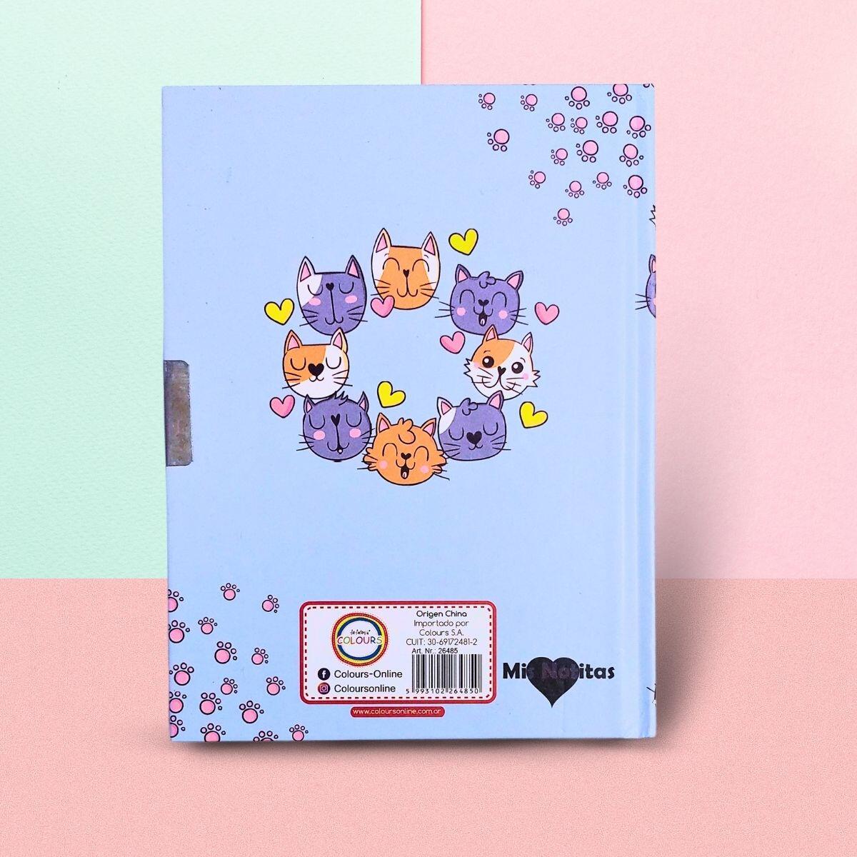 Diario Miau 15x11cm  c/boligrafo