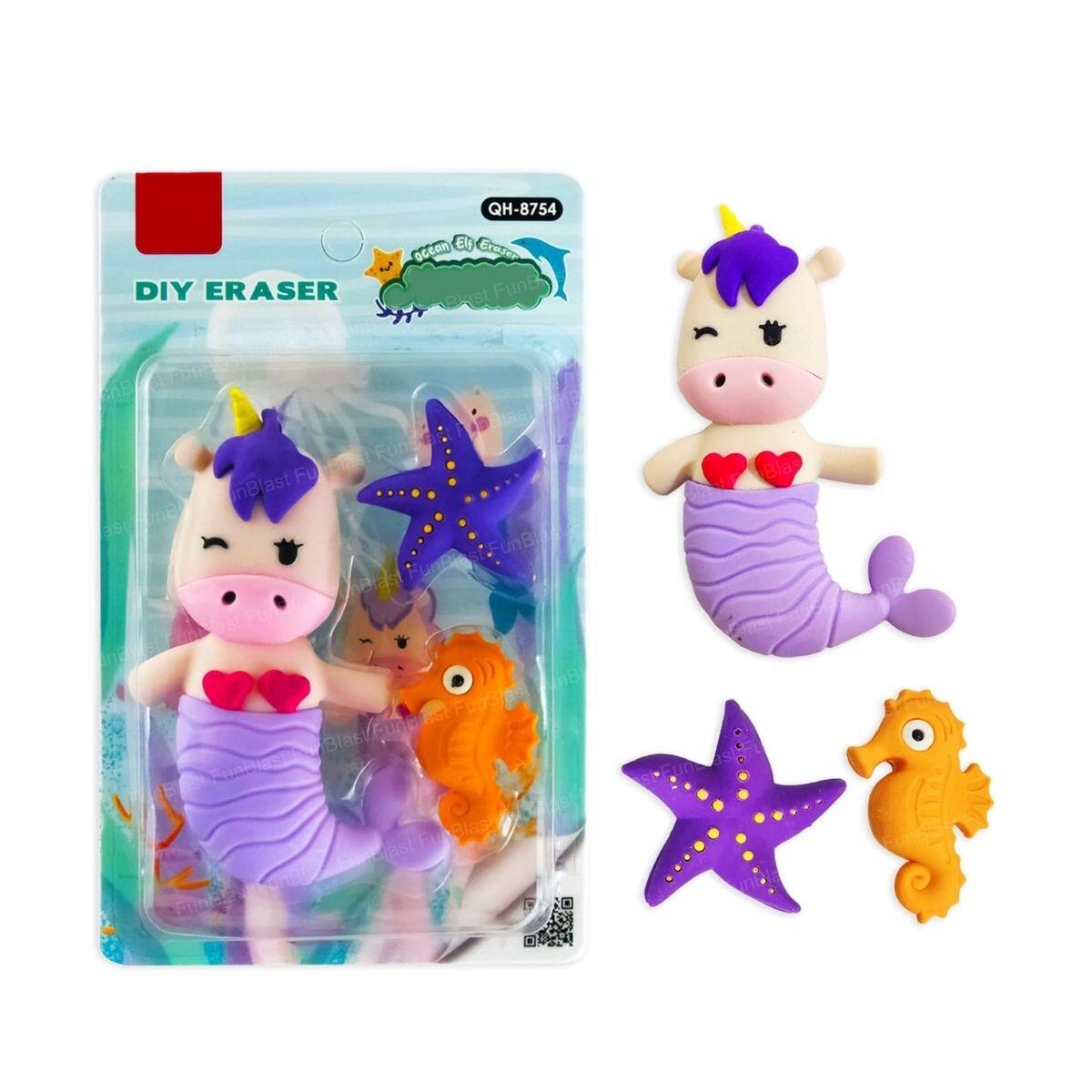 Goma Sirena Animalitos en blister