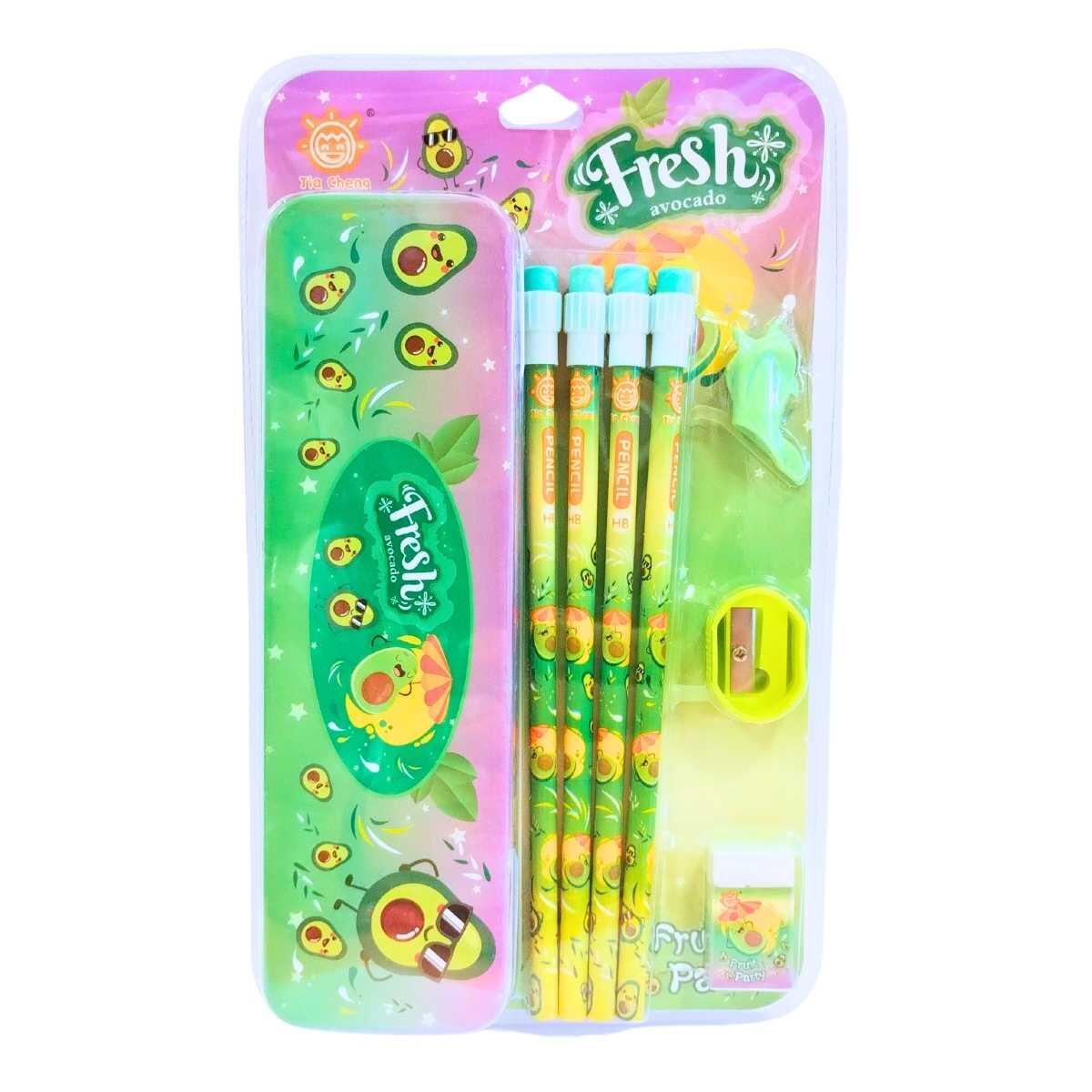 Set escolar Frutas en blister