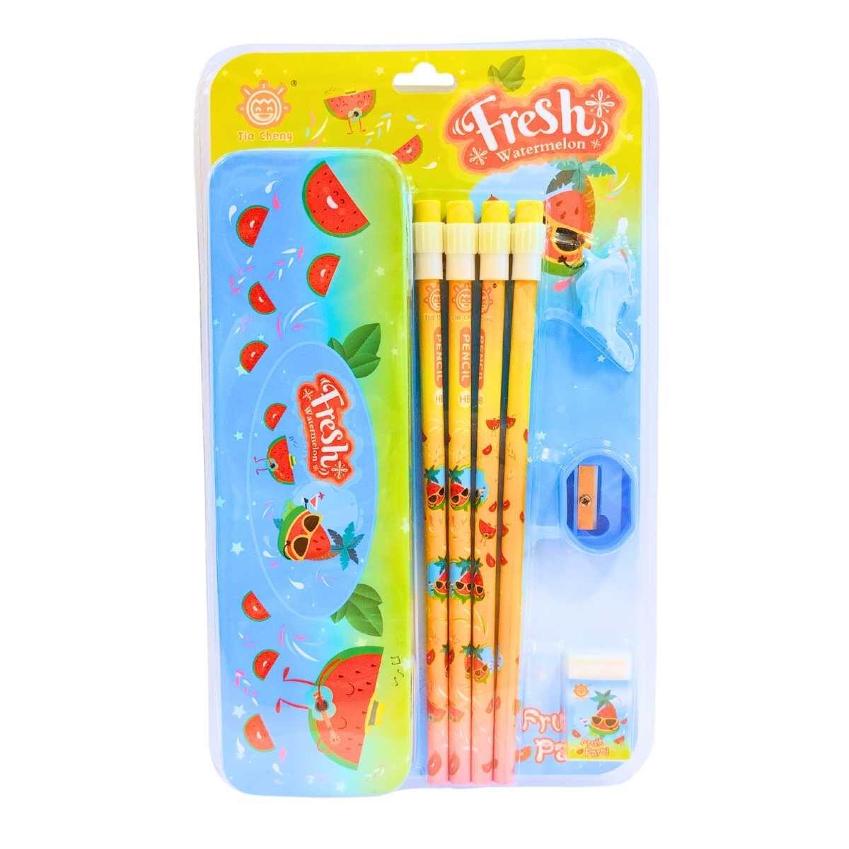 Set escolar Frutas en blister