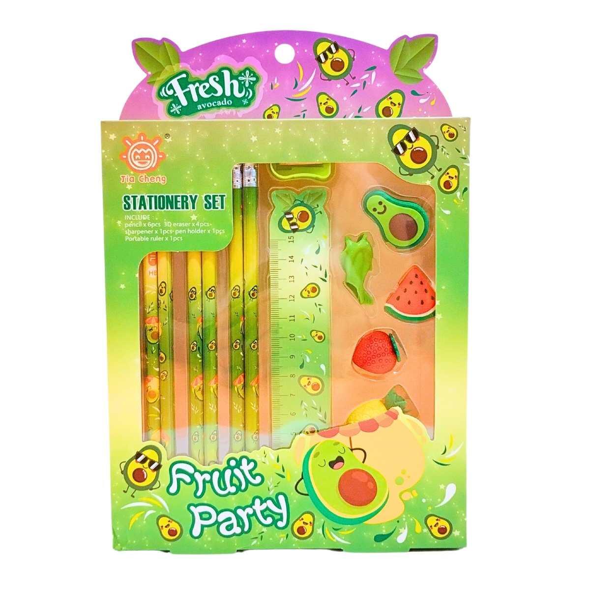 Set Escolar Frutas en caja