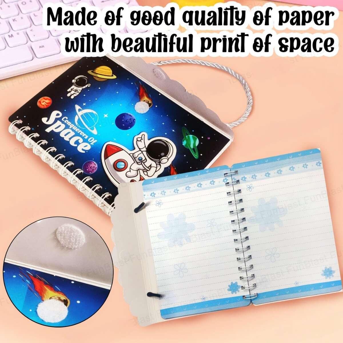 Cuaderno Espacial c/cordon manija - 60 hojas rayadas