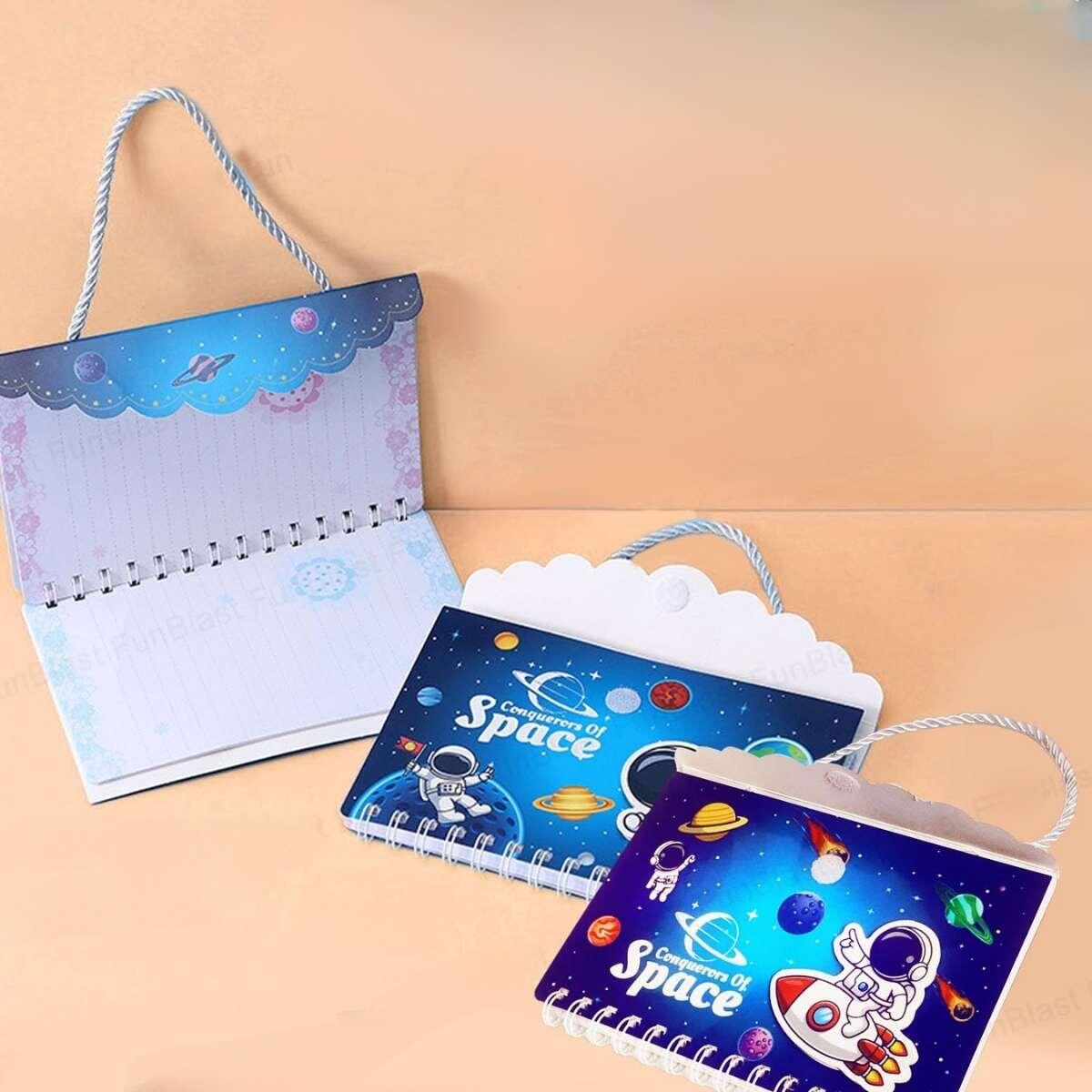 Cuaderno Espacial c/cordon manija - 60 hojas rayadas