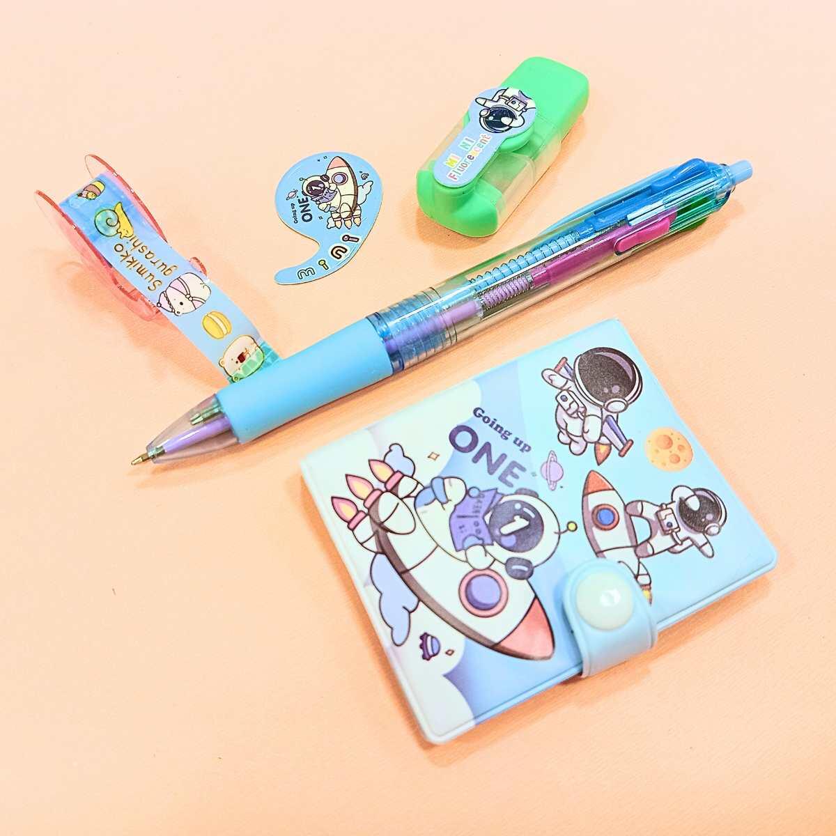 Set escolar Espacial en blister