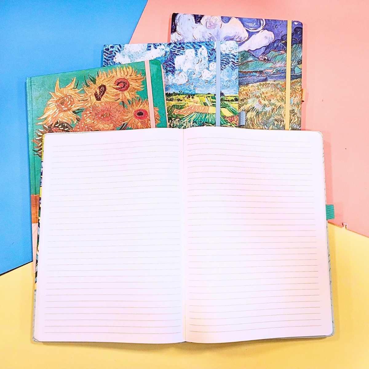 Cuaderno A4 Paisaje Van Gogh- 80 hojas rayadas - 80g
