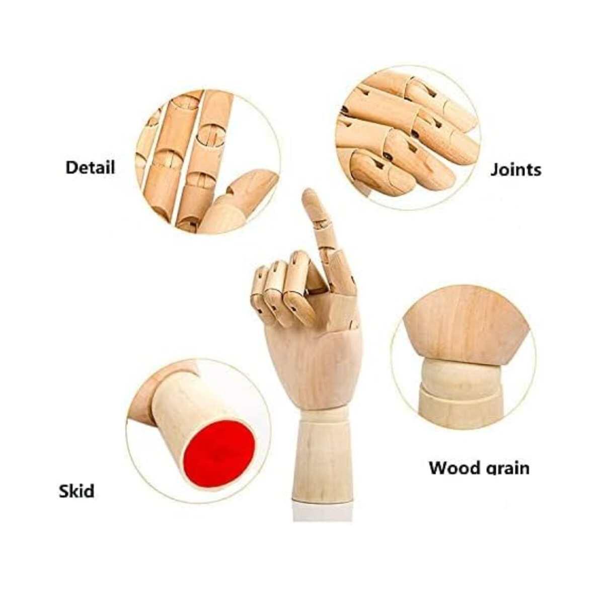 Mano madera 18cm
