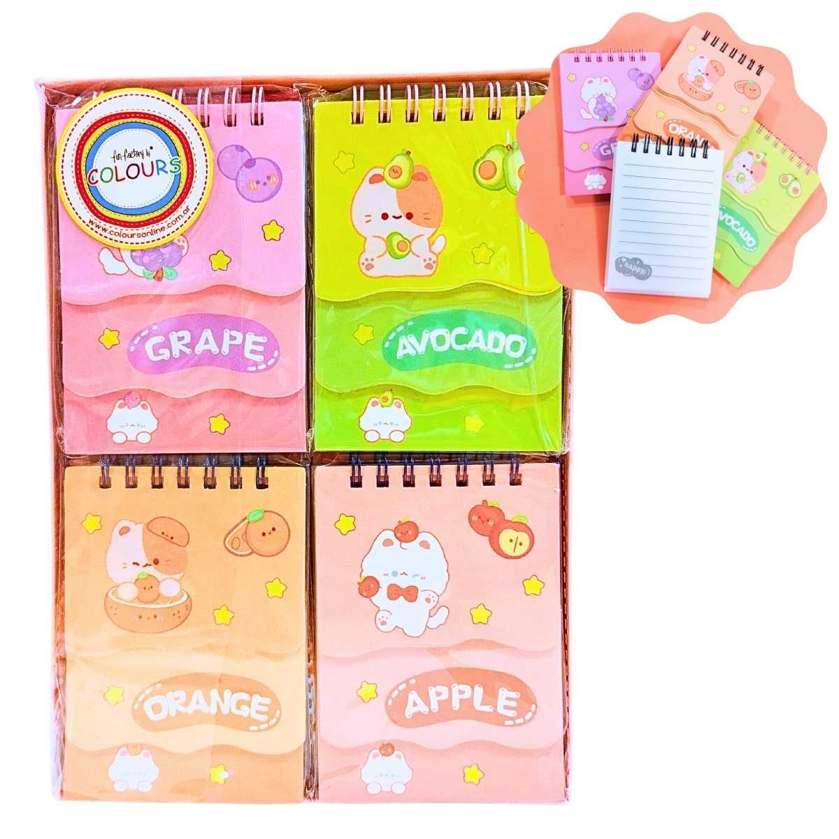 Libreta triple tapa Animalitos 15+15+70 hojas