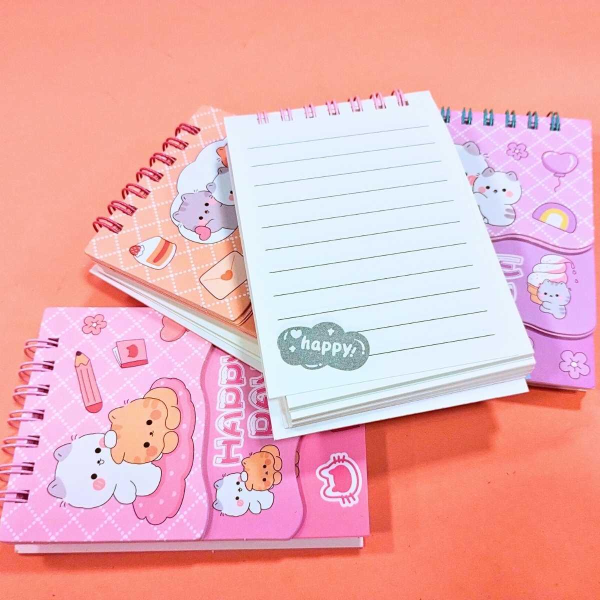 Libreta triple tapa Gatos 15+15+70 hojas