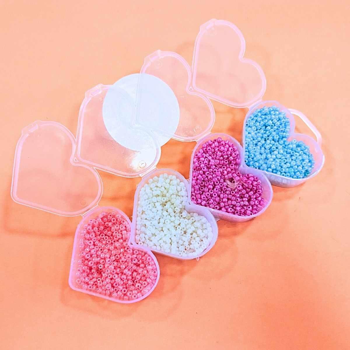 Set bijou pastel Corazones x 4