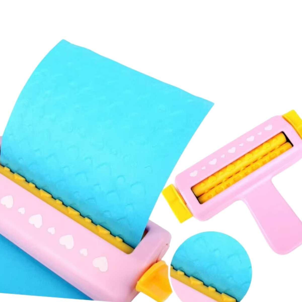 Rodillo para gofrado de papel - Diseño corazones