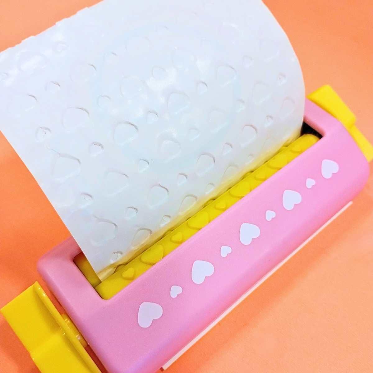 Rodillo para gofrado de papel - Diseño corazones