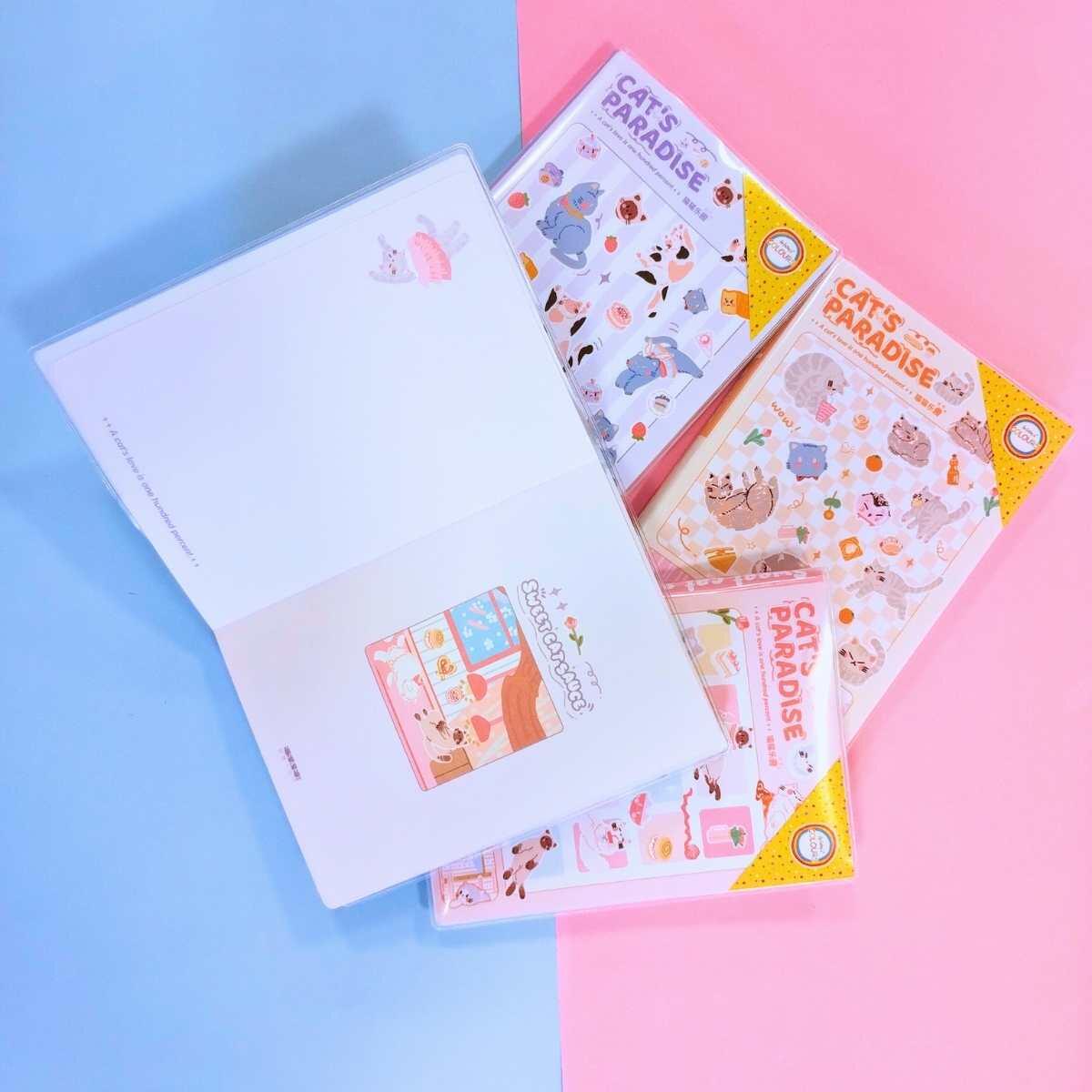 Cuaderno Gatitos c/organizador y planificador - 128 hojas