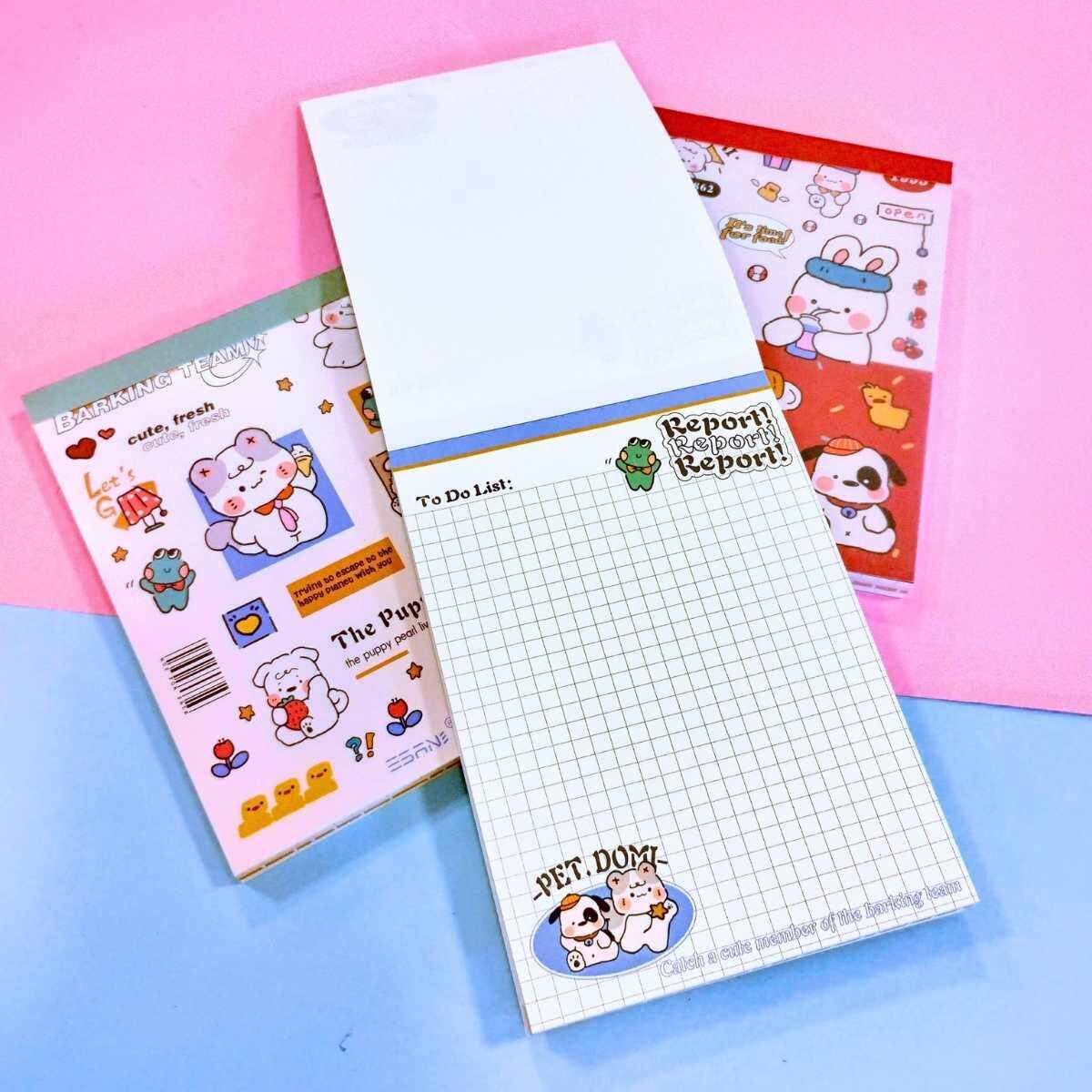 Libreta Perritos c/organizador y planificador - 96 hojas