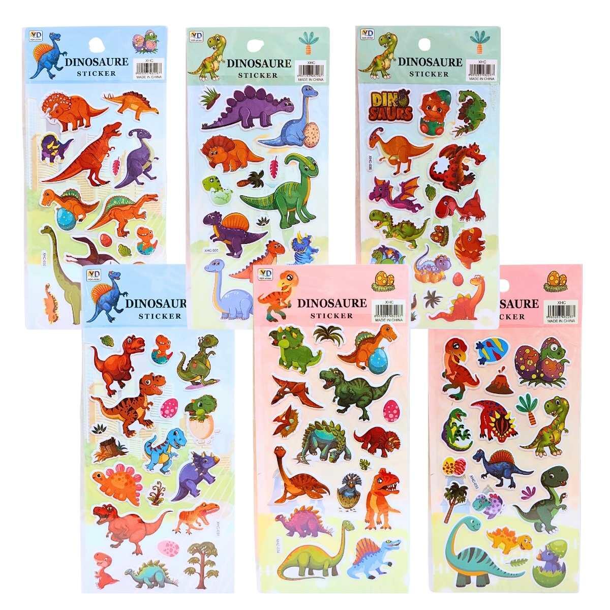 Sticker Dinos goma eva
